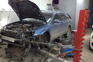 Как вытягивают кузов автомобилей