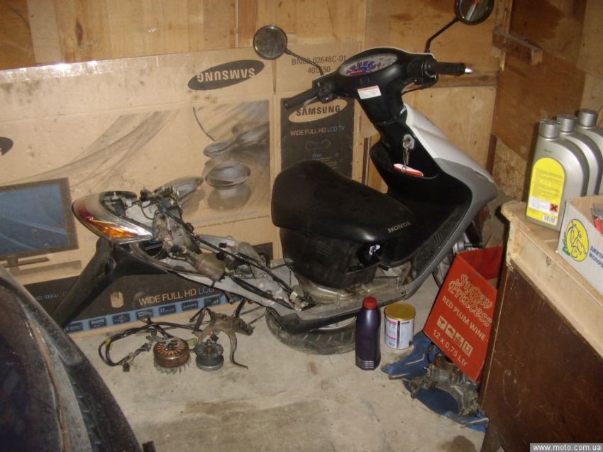 honda dio af 56 ремонт