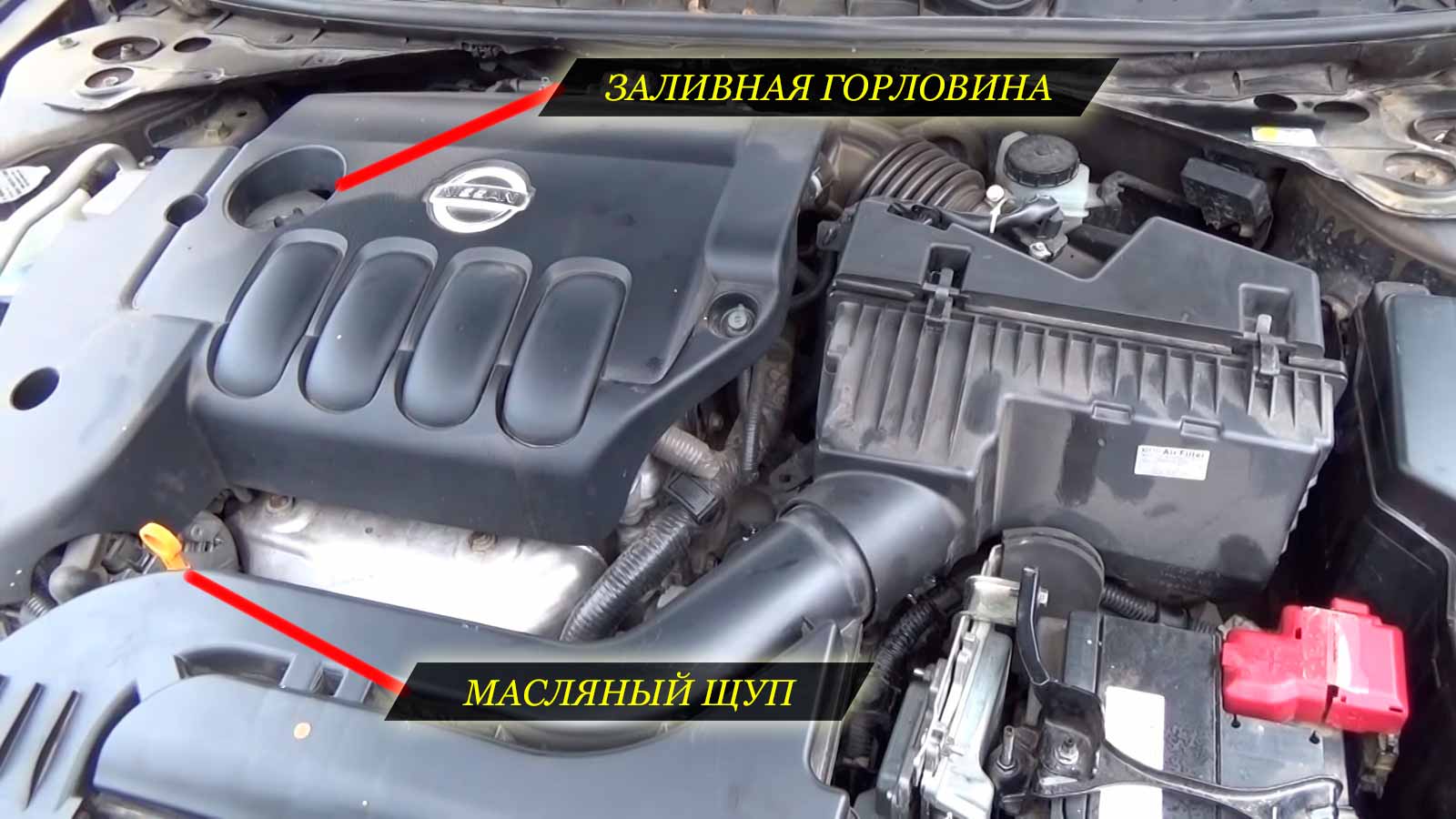 Замена моторного масла Ниссан Теана